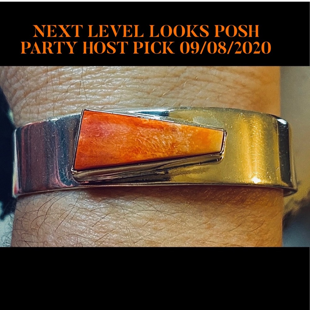 HP💕Navajo Spiny Oyster .925 Cuff